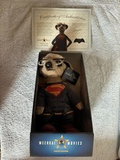 Compare the Meerkat Soft Toy Sergei as Superman Brand New Boxed Certificate