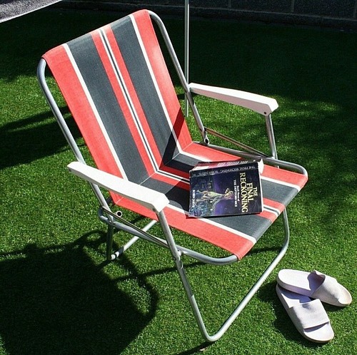 Vintage 1970s deckchair - vintage,