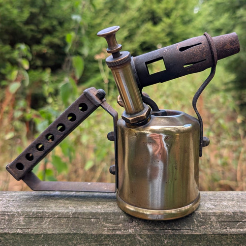 Vintage veritas brass blowlamp - veritas,