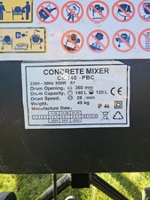 Large Cement Mixer 140 Ltres