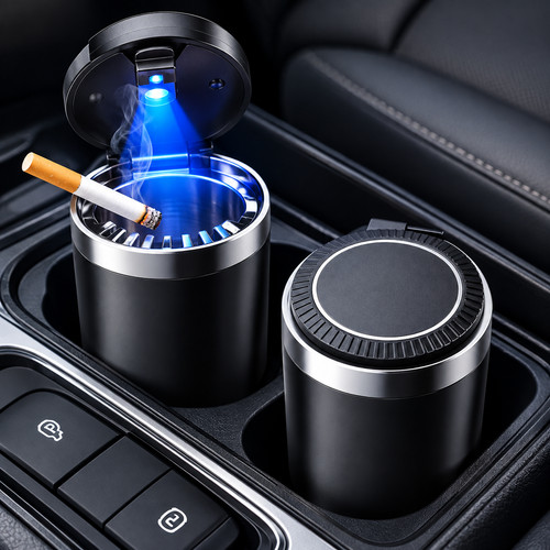 Auto car ashtray - car, cigarette