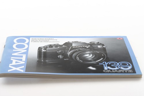 Contax 139 quartz - quartz, instruction