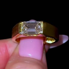 2.50Ct Emerald Cut Moissanite