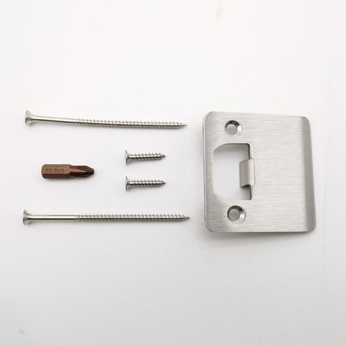 Extended lip strike plate - lip,
