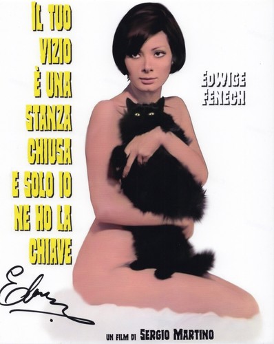 Edwige fenech autographed - edwige,