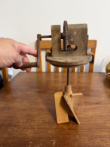 Antique wooden butter - antique,