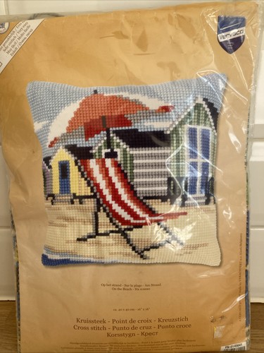 Vervaco cross stitch cushion - cross,