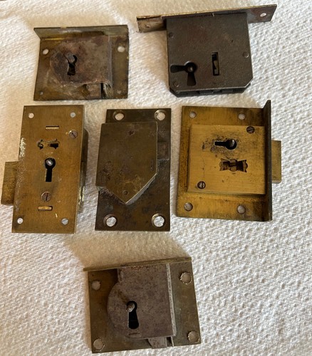 Antique brass cabinet - x,