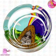 Funny Cartoon Glass Ash Tray