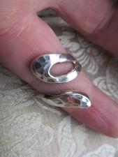 Pretty hallmarked hammered - pretty,
