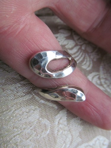 Pretty hallmarked hammered - pretty,
