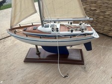 Anaconda NRV KDY Yacht, Wooden Yacht Model, Wooden Sailing Boat, Racing Yacht,