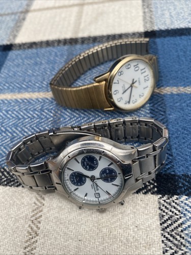 Lorus quartz watch plus timex - lorus,