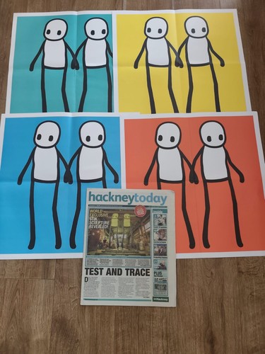 Stik hackney today - hackney, posters