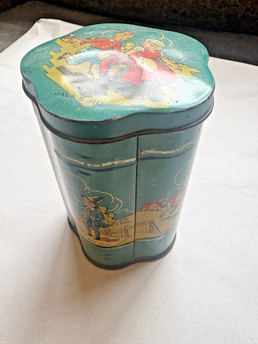 Vintage nursery rhyme tin - vintage,