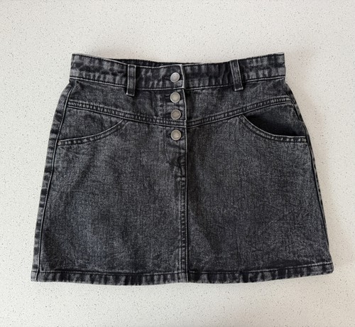 Next girls short black denim - girls,