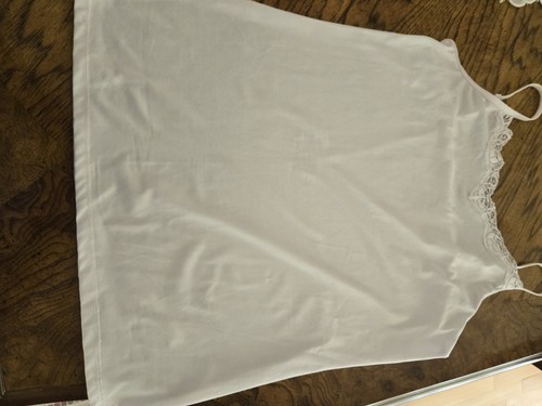 Slip top half - white, by