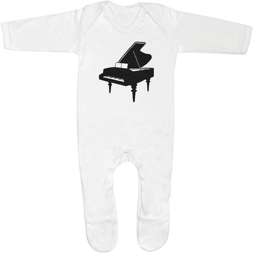 Grand piano baby romper - baby,
