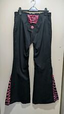 Cyberdog trousers corset lace up pink black cybergoth rave cyberpunk small