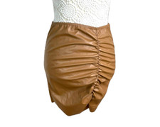 Missguided tan faux leather - missguided,