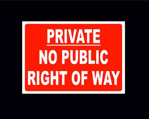 Private public right way - private,