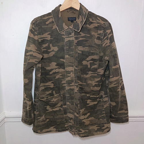 Topshop womens jacket green - jacket,