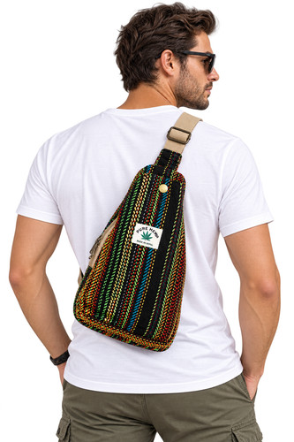 Hemp sling bag crossbody - bag,