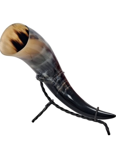 Viking style drinking horn - drinking,