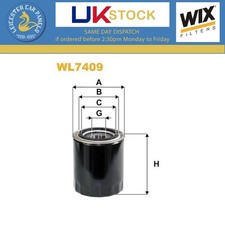 Wix OIL Filter For Hyundai H-1/starex 1997-2007 2.5 Wl7409