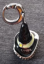 Fossil Charm - Witch Hat, enamelled