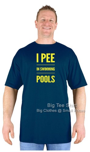 Big mens tee shirt - tee, pee