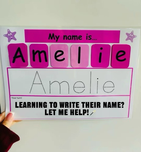Personalised name - “my,