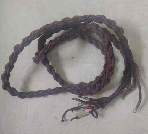 Bakelite phone braided cord - bakelite,