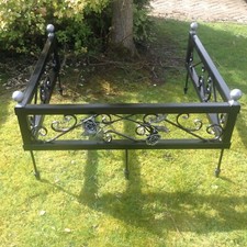 Grave Surround Memorial Fence Hand Made In Ramsbottom 90cm x 90cm x 26cm High.
