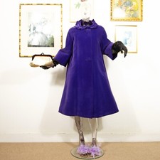 Vintage 1960s Purple Velvet