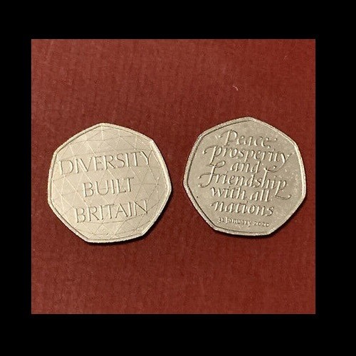 Brexit diversity 50p - , coins