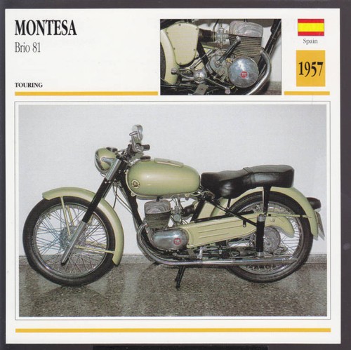 1957 montesa 125 brio - montesa,