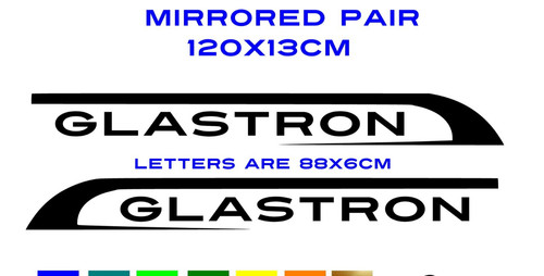 Glastron boats graphic - graphic, cut
