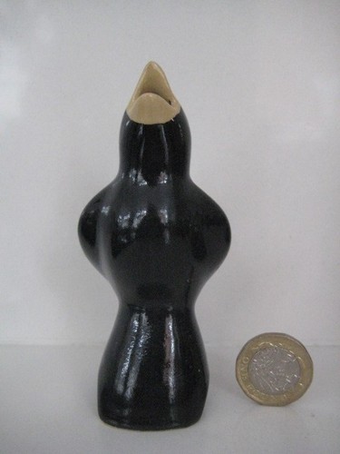 Vintage pottery pie funnel - vintage,
