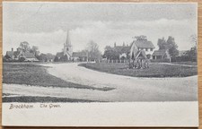 Brockham Nr Dorking Pre WW1 Postcard, The Green