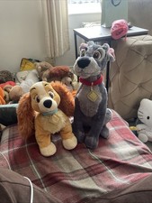 Lady And The Tramp Soft Toy Disney Store Original, Disney Stamped Plushes