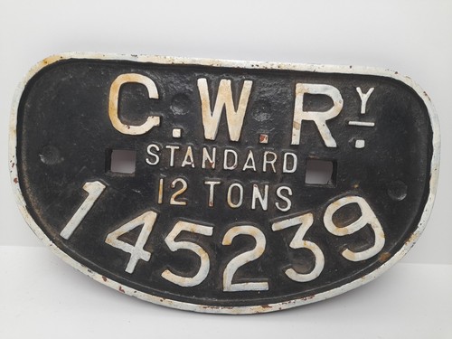 Vintage gwr cast iron railway - vintage,