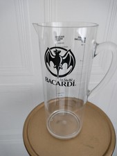 Bacardi  Black Bat White Rum Plastic Pitcher Cocktail Mixer Jug