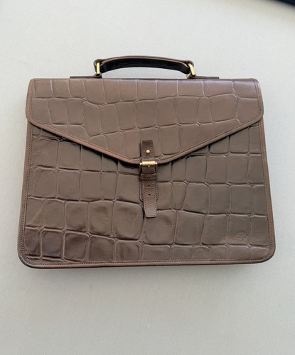 Mulberry croc leather laptop - croc,
