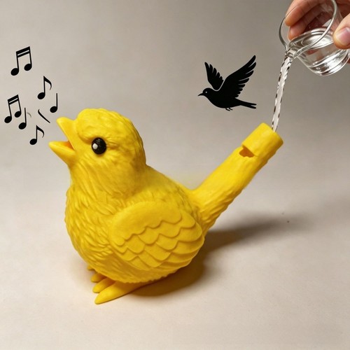 Water bird whistle colorful - bird, 3d