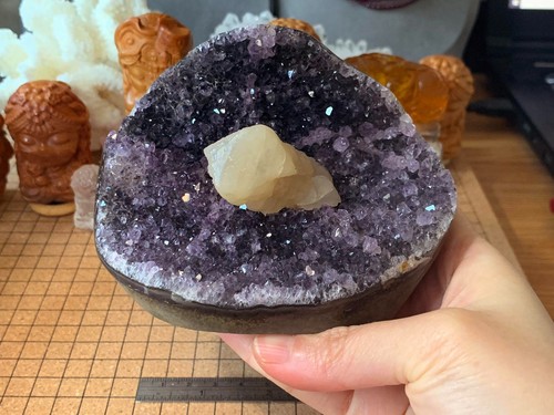 Big amethyst calcite - big,
