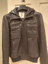 Full Circle hooded leather