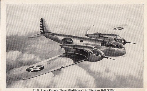 Postcard airplane army - ,