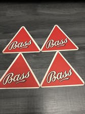 BASS BEER MATS X4 VINTAGE