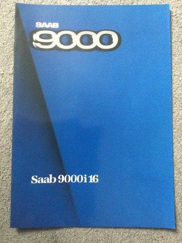 Saab 9000i brochure - 16, uk
